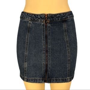Forever 21 Zipper down Blue Jean Skirt